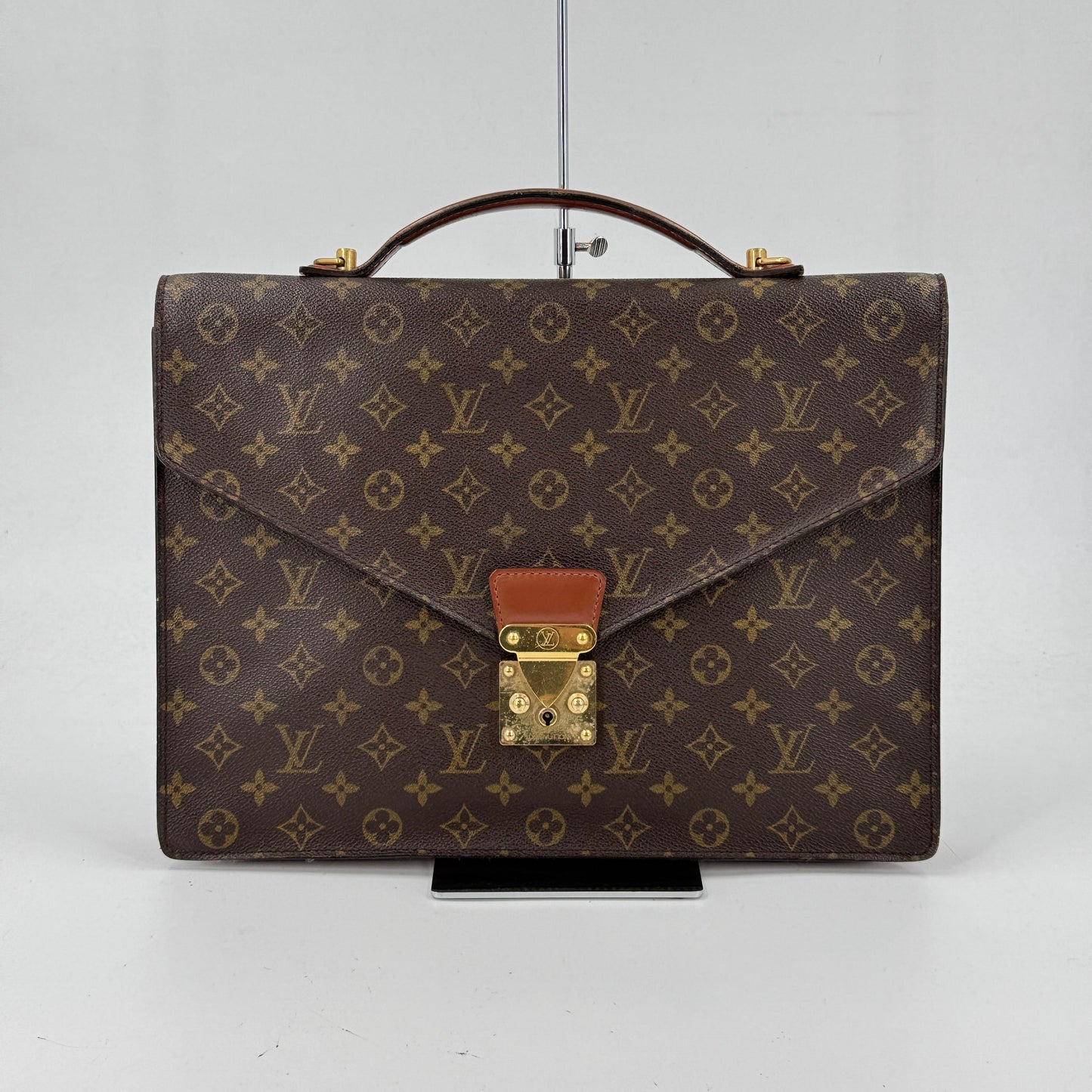 LOUIS VUITTON ポルト・ドキュメント・バンドリエール モノグラム・キャンバス ブリーフケース M53338