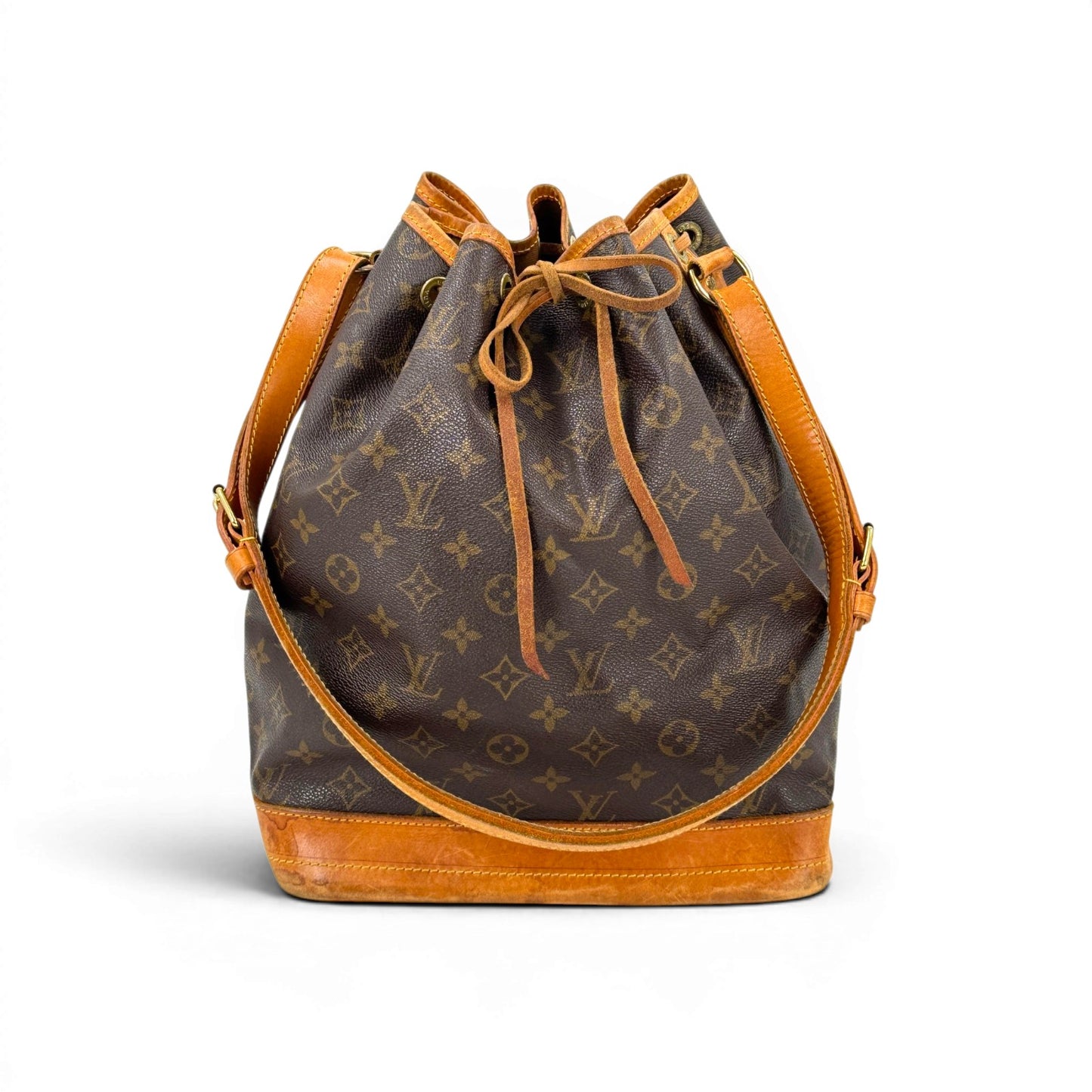 LOUIS VUITTON ノエ GM モノグラム ブラウン 巾着 バケットショルダーバッグ M42224
