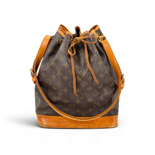 LOUIS VUITTON ノエ GM モノグラム ブラウン 巾着 バケットショルダーバッグ M42224