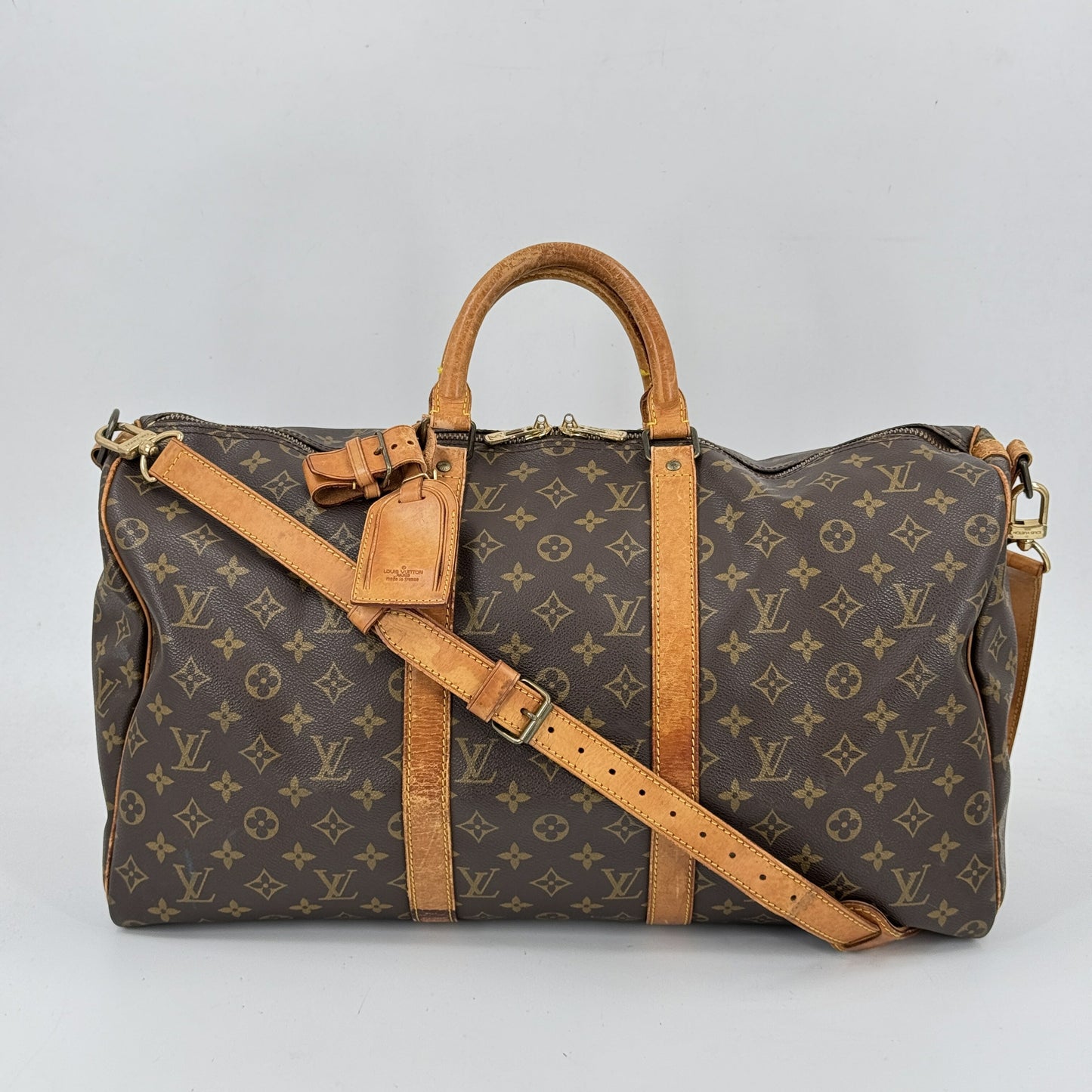 LOUIS VUITTON モノグラム キーポル バンドリエール50 M41416 2WAY ボストンバッグ