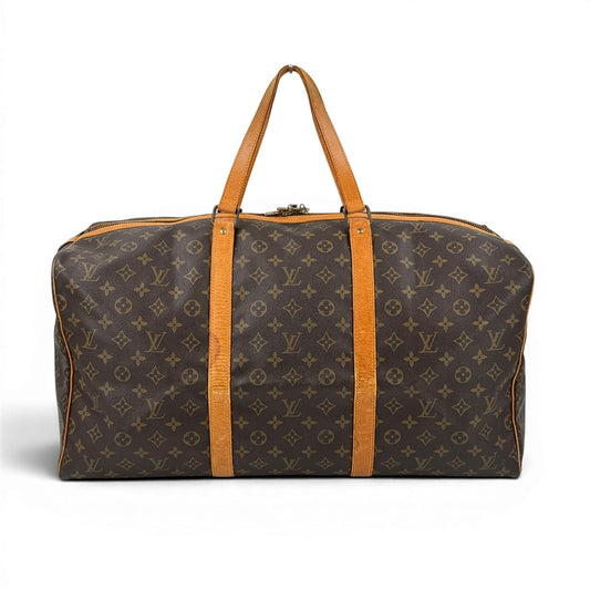 LOUIS VUITTON サックスープル55 モノグラムキャンバス ブラウン ボストンバッグ M41622