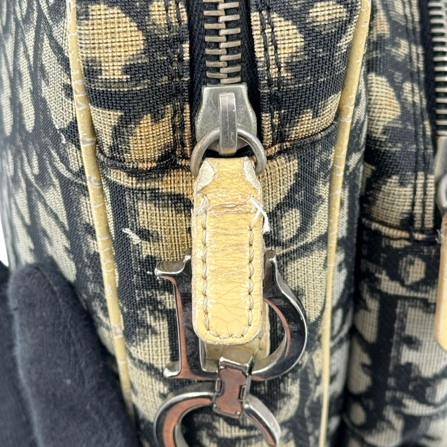 DIOR トロッター キャンバス ショルダーバッグ