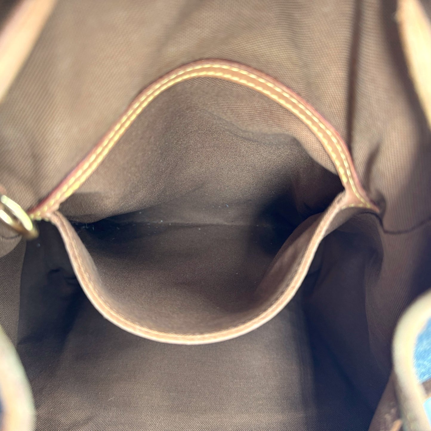 LOUIS VUITTON モンスリGM モノグラムキャンバス ブラウン リュックサック M51135