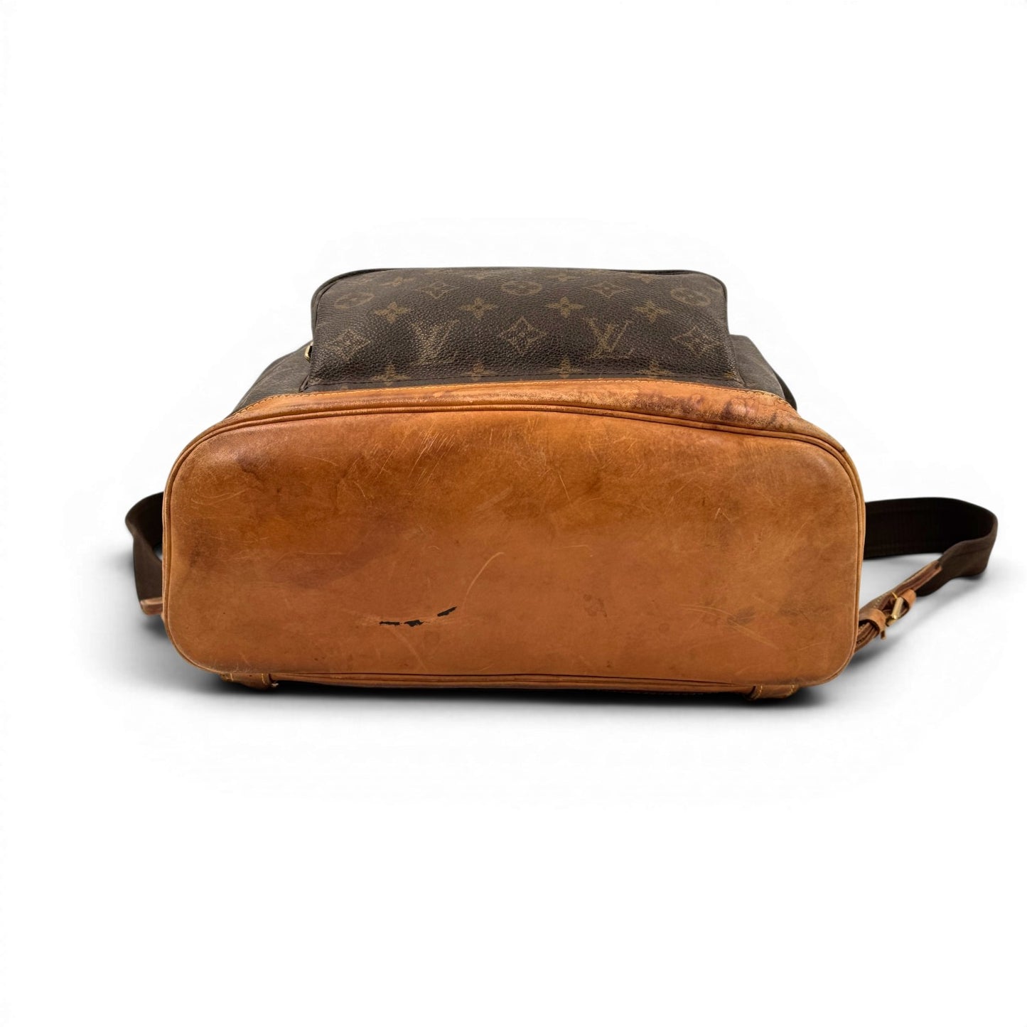 LOUIS VUITTON モンスリGM モノグラムキャンバス ブラウン リュックサック M51135