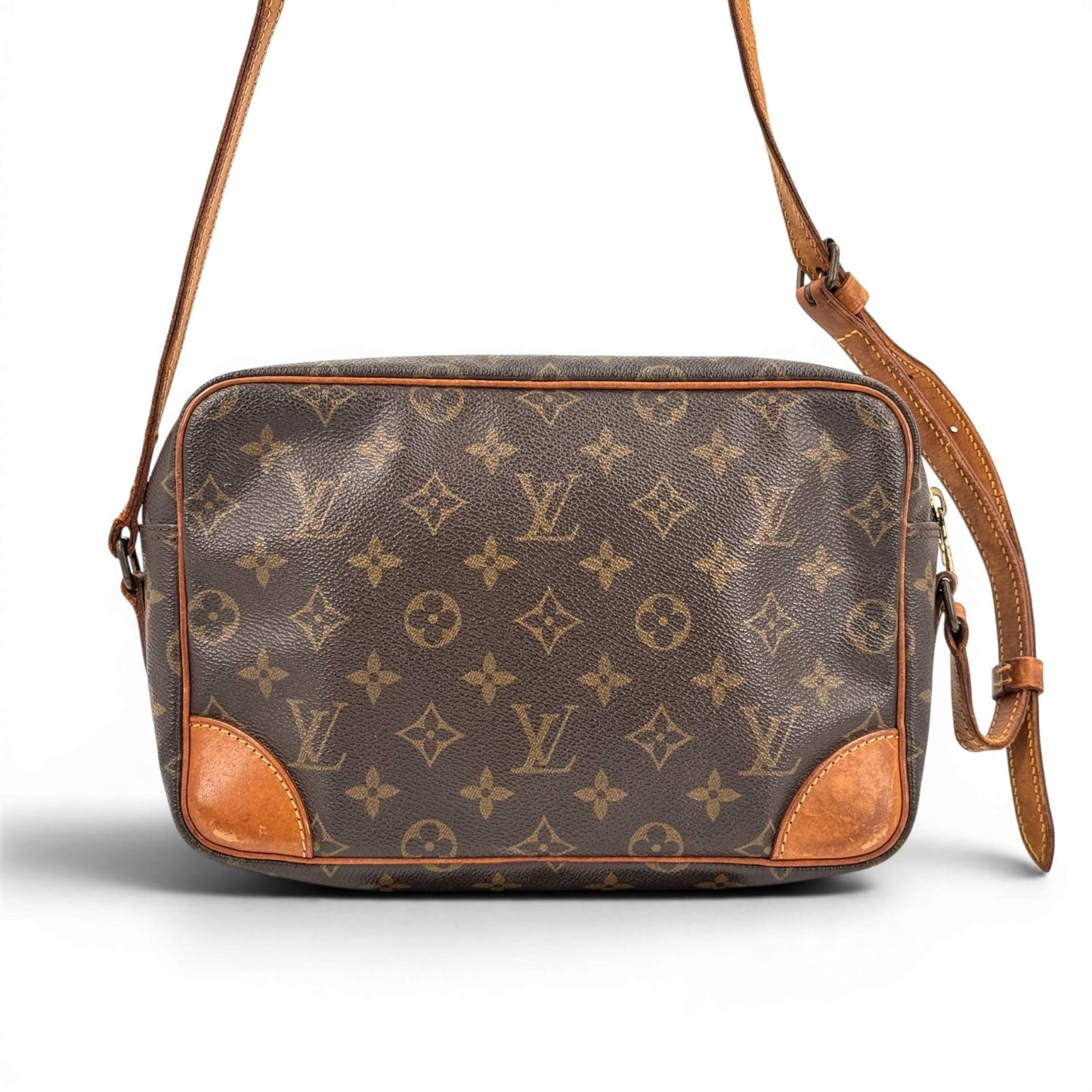 LOUIS VUITTON トロカデロ 27 モノグラム ブラウン 旧型 ショルダーバッグ M51274
