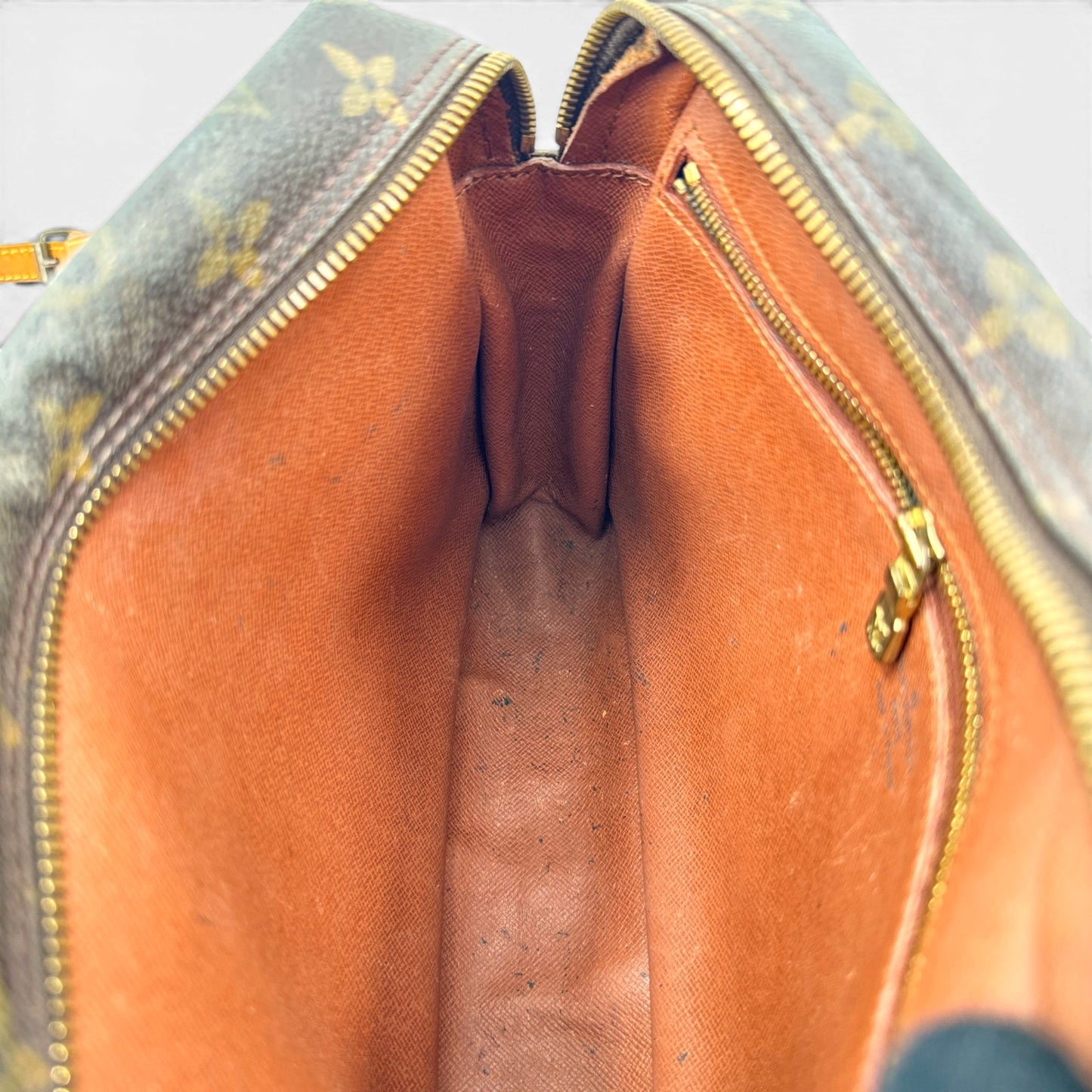 LOUIS VUITTON トロカデロ 27 モノグラム ブラウン 旧型 ショルダーバッグ M51274