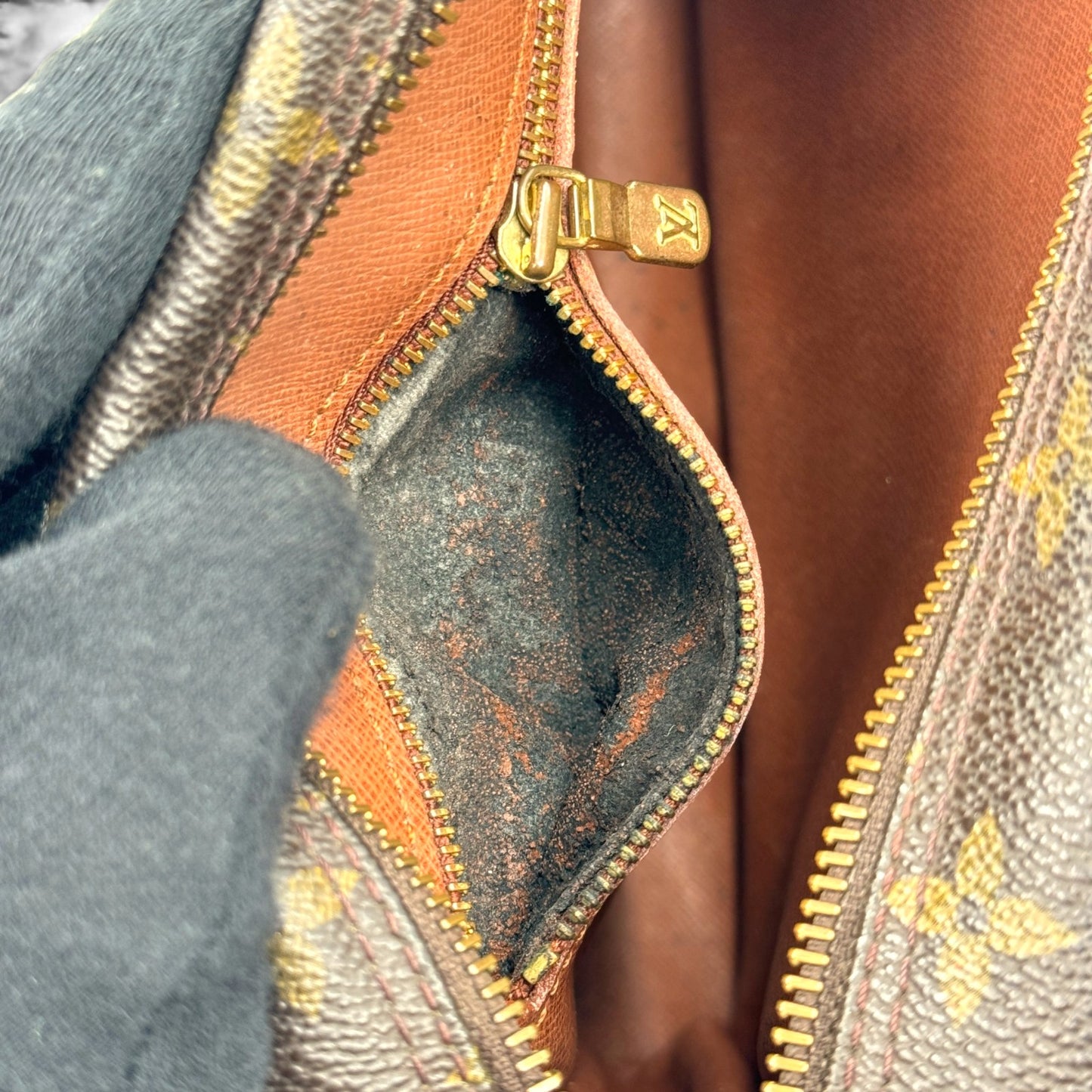 LOUIS VUITTON トロカデロ 27 モノグラム ブラウン 旧型 ショルダーバッグ M51274
