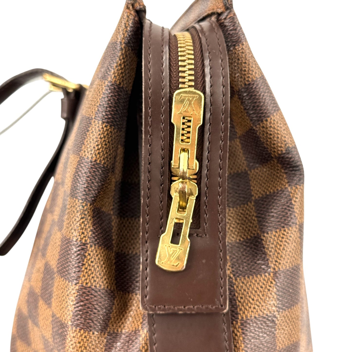 LOUIS VUITTON チェルシー ダミエ エベヌ キャンバス ブラウン トートバッグ N51119