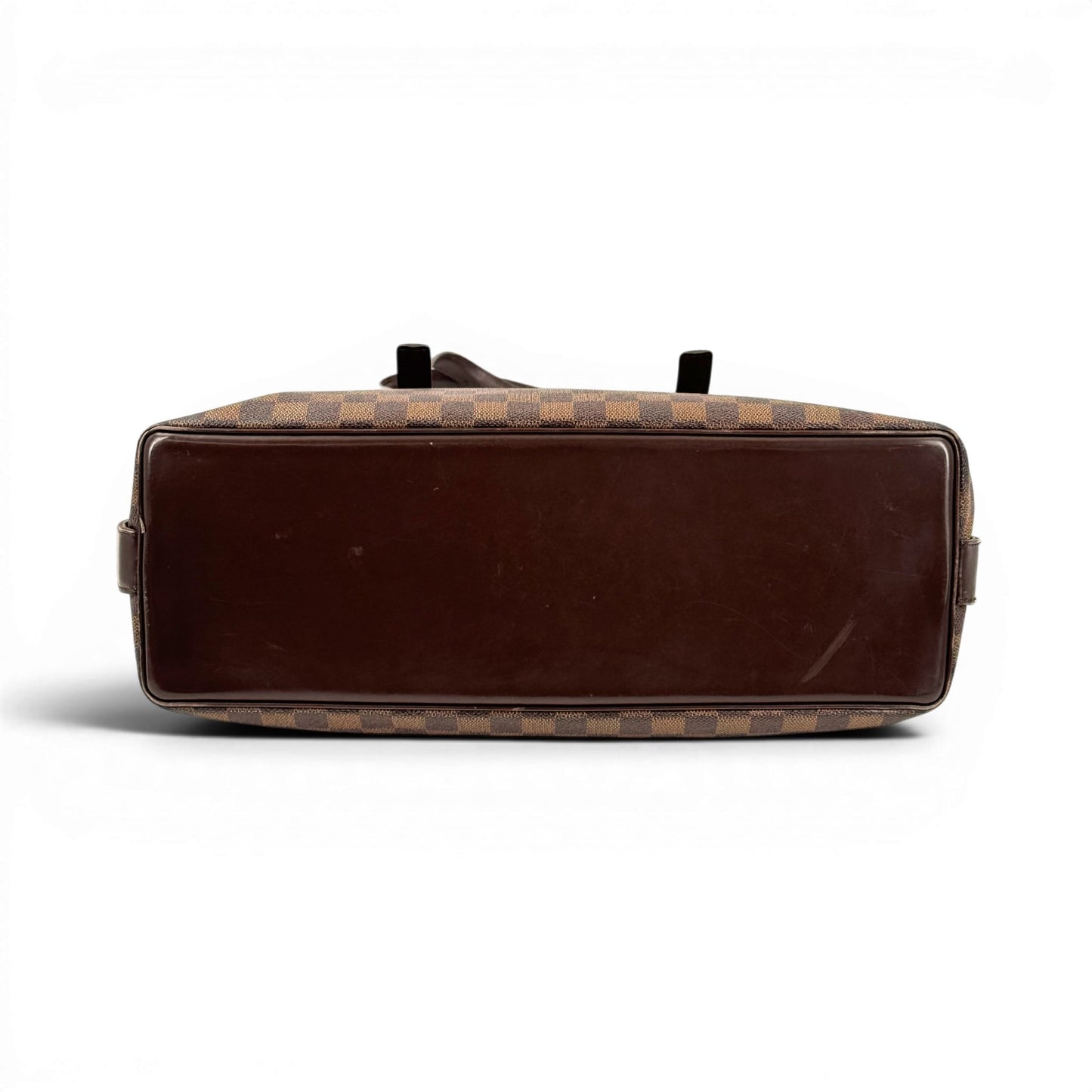 LOUIS VUITTON チェルシー ダミエ エベヌ キャンバス ブラウン トートバッグ N51119