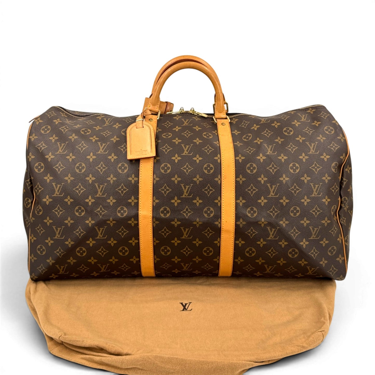 LOUIS VUITTON キーポル60 モノグラムキャンバス ボストンバッグ M41422