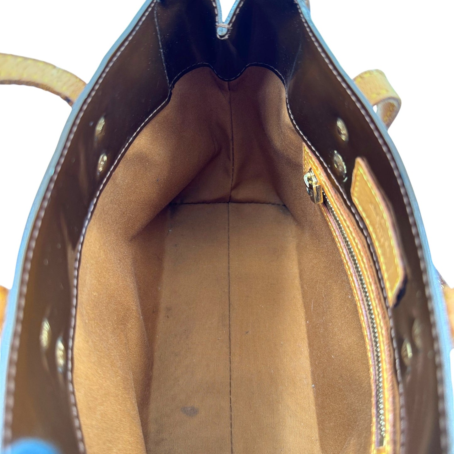 LOUIS VUITTON リードPM ヴェルニ ブロンズ ハンドバッグ M91145 Y2K