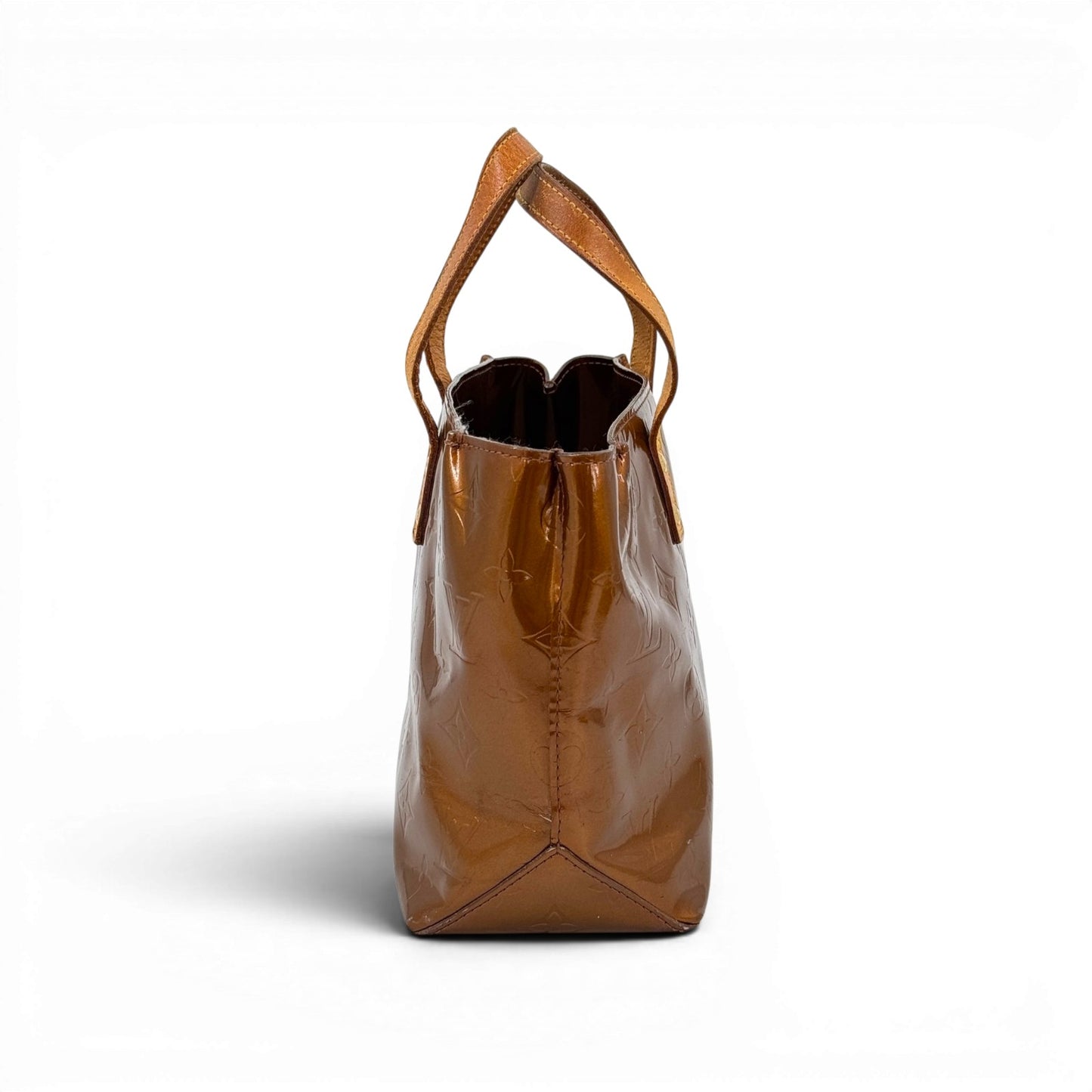 LOUIS VUITTON リードPM ヴェルニ ブロンズ ハンドバッグ M91145 Y2K