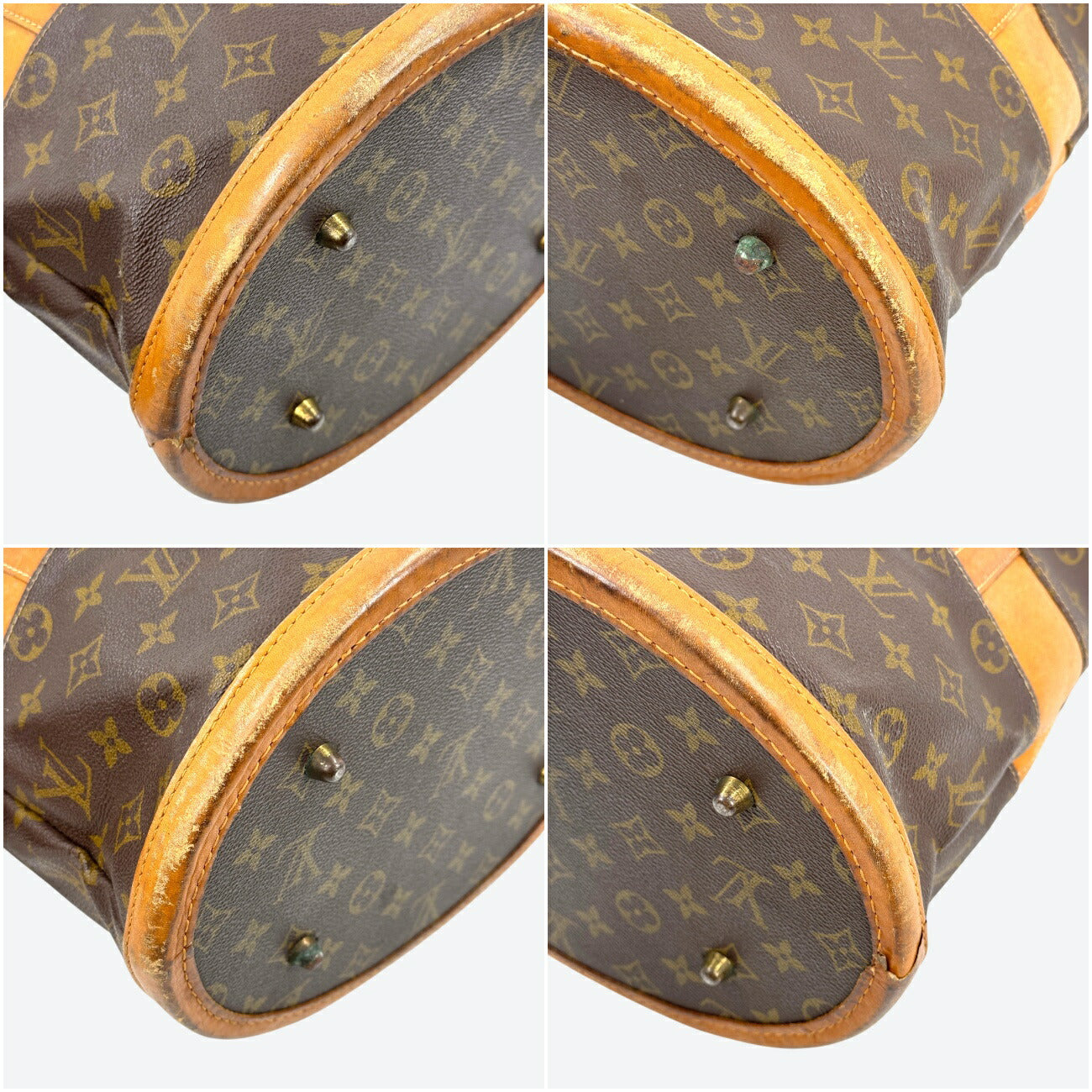 LOUIS VUITTON バケットGM モノグラム ブラウン トートバッグ M42236
