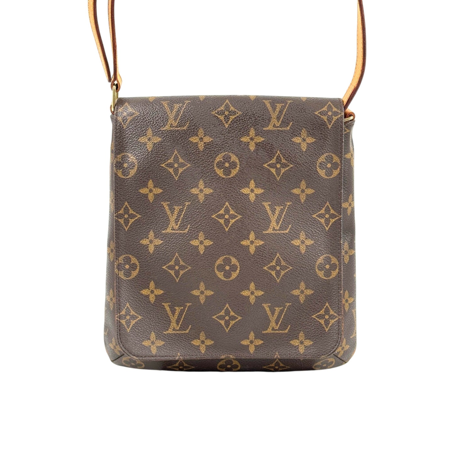 LOUIS VUITTON ミュゼット モノグラムキャンバス ブラウン ショルダーバッグ M51256