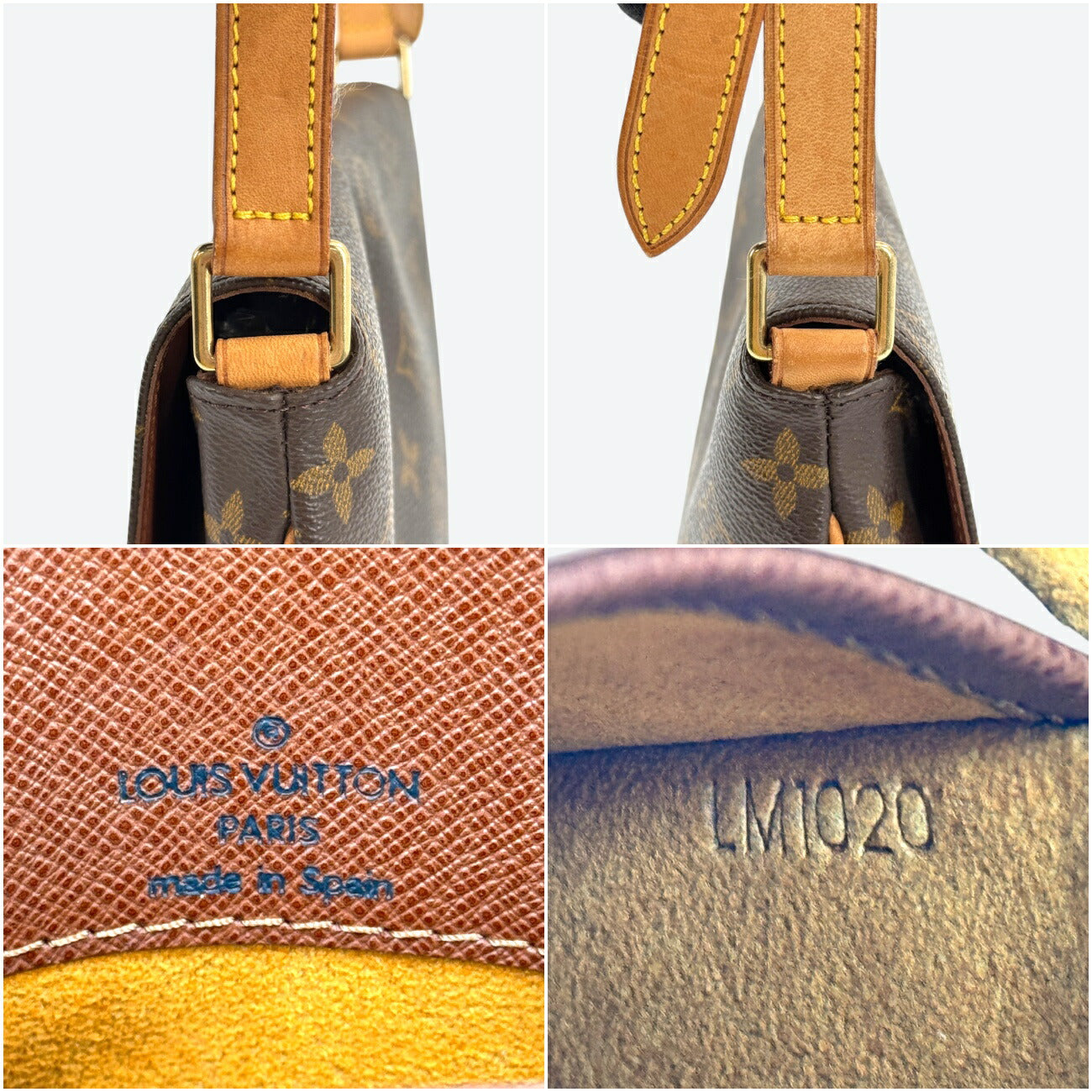 LOUIS VUITTON ミュゼット モノグラムキャンバス ブラウン ショルダーバッグ M51256