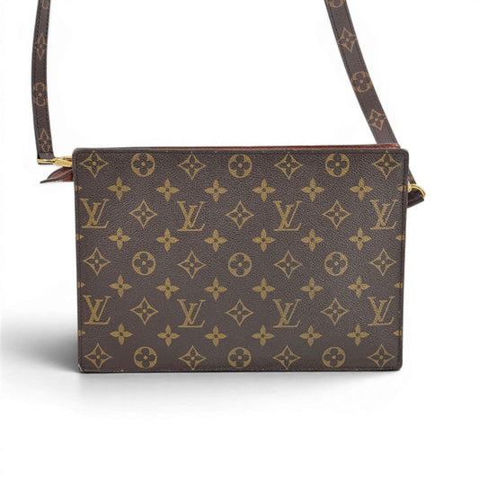 LOUIS VUITTON アンギャン モノグラム ブラウン ショルダーバッグ M51205