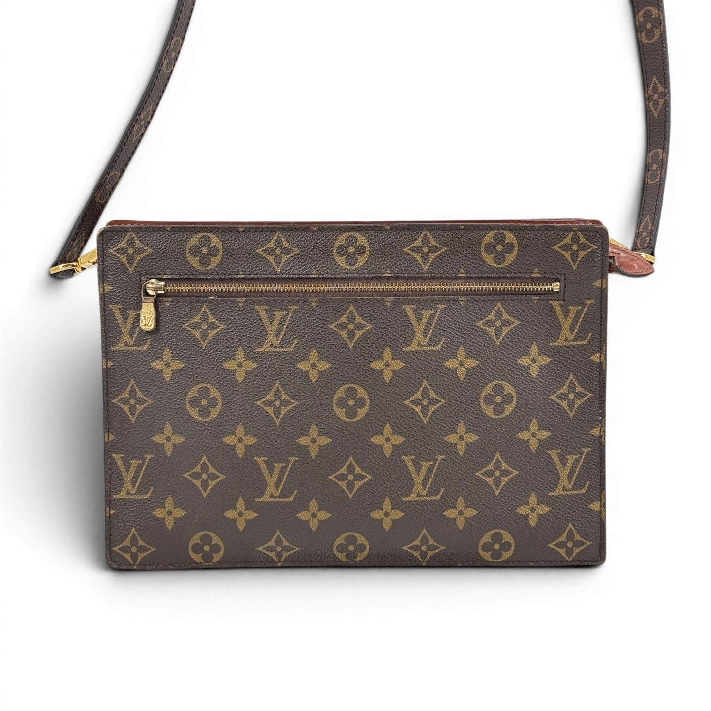 LOUIS VUITTON アンギャン モノグラム ブラウン ショルダーバッグ M51205