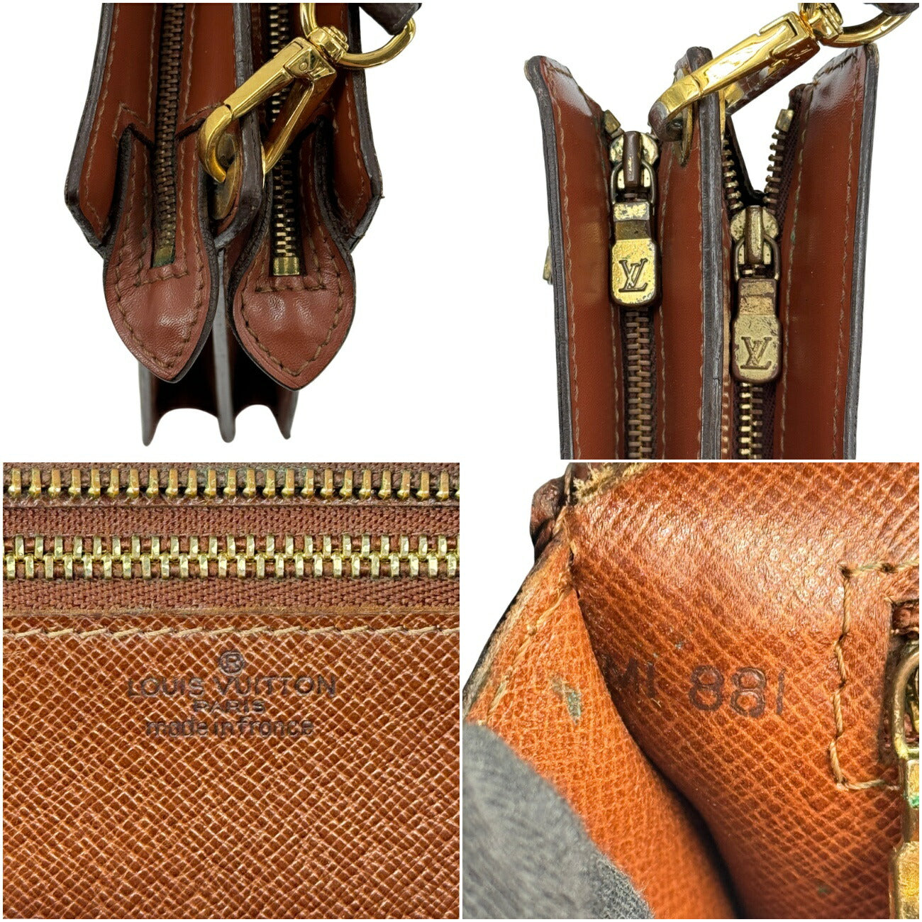 LOUIS VUITTON アンギャン モノグラム ブラウン ショルダーバッグ M51205