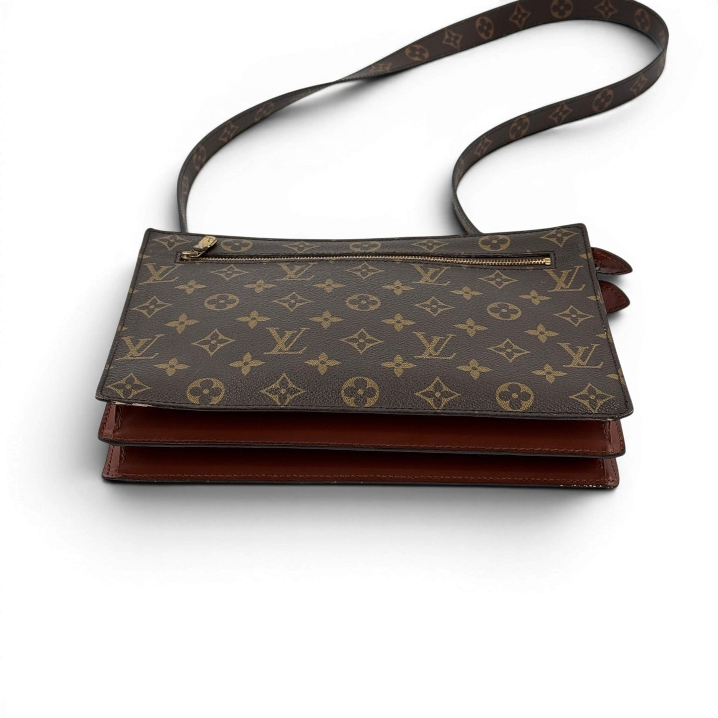 LOUIS VUITTON アンギャン モノグラム ブラウン ショルダーバッグ M51205