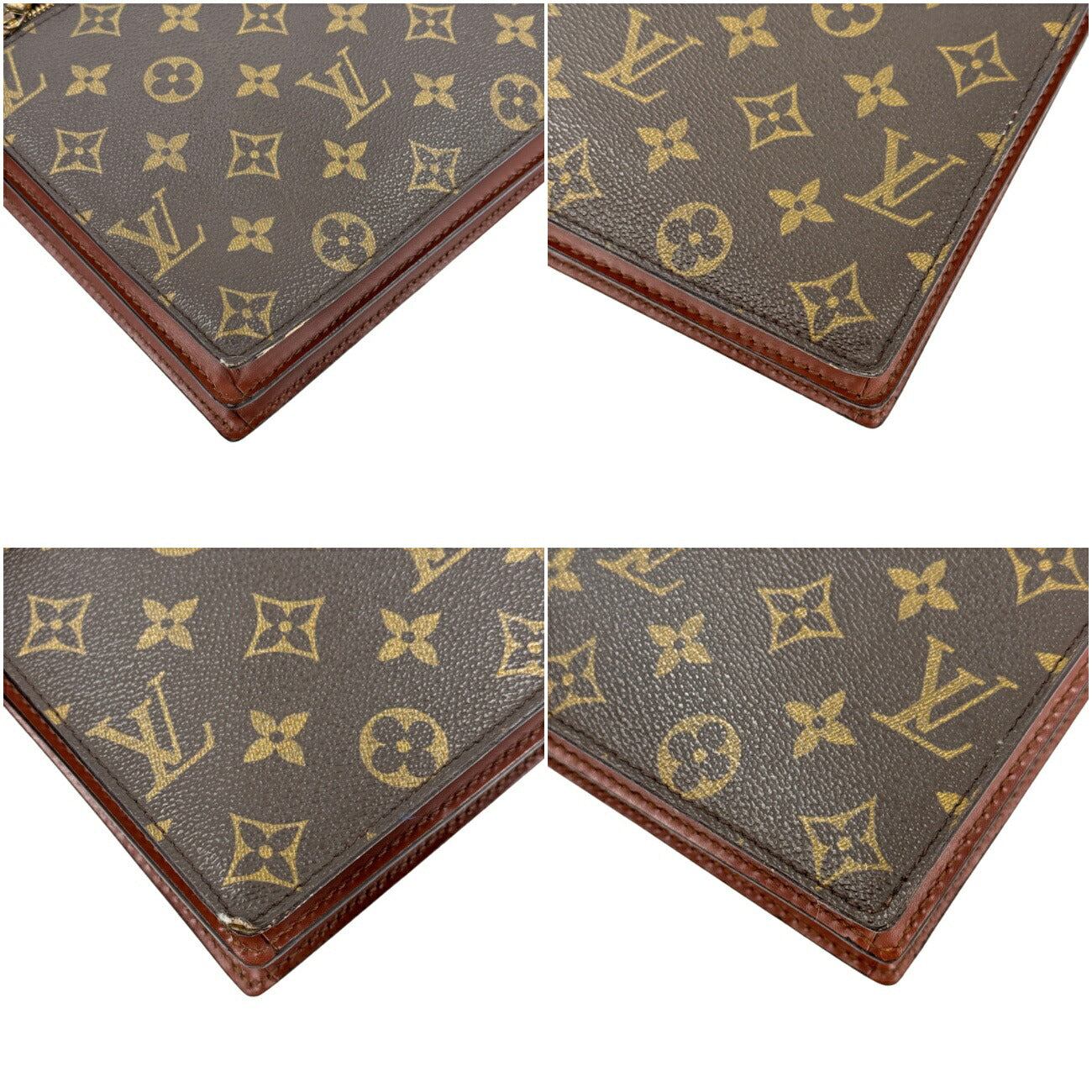 LOUIS VUITTON アンギャン モノグラム ブラウン ショルダーバッグ M51205