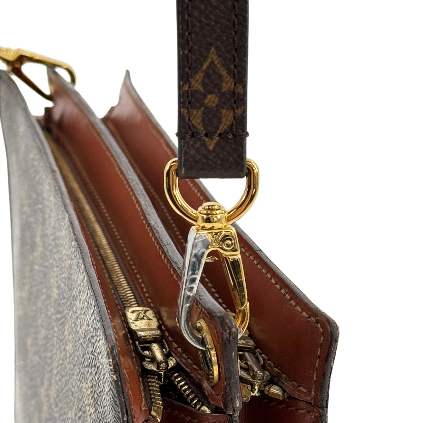 LOUIS VUITTON アンギャン モノグラム ブラウン ショルダーバッグ M51205