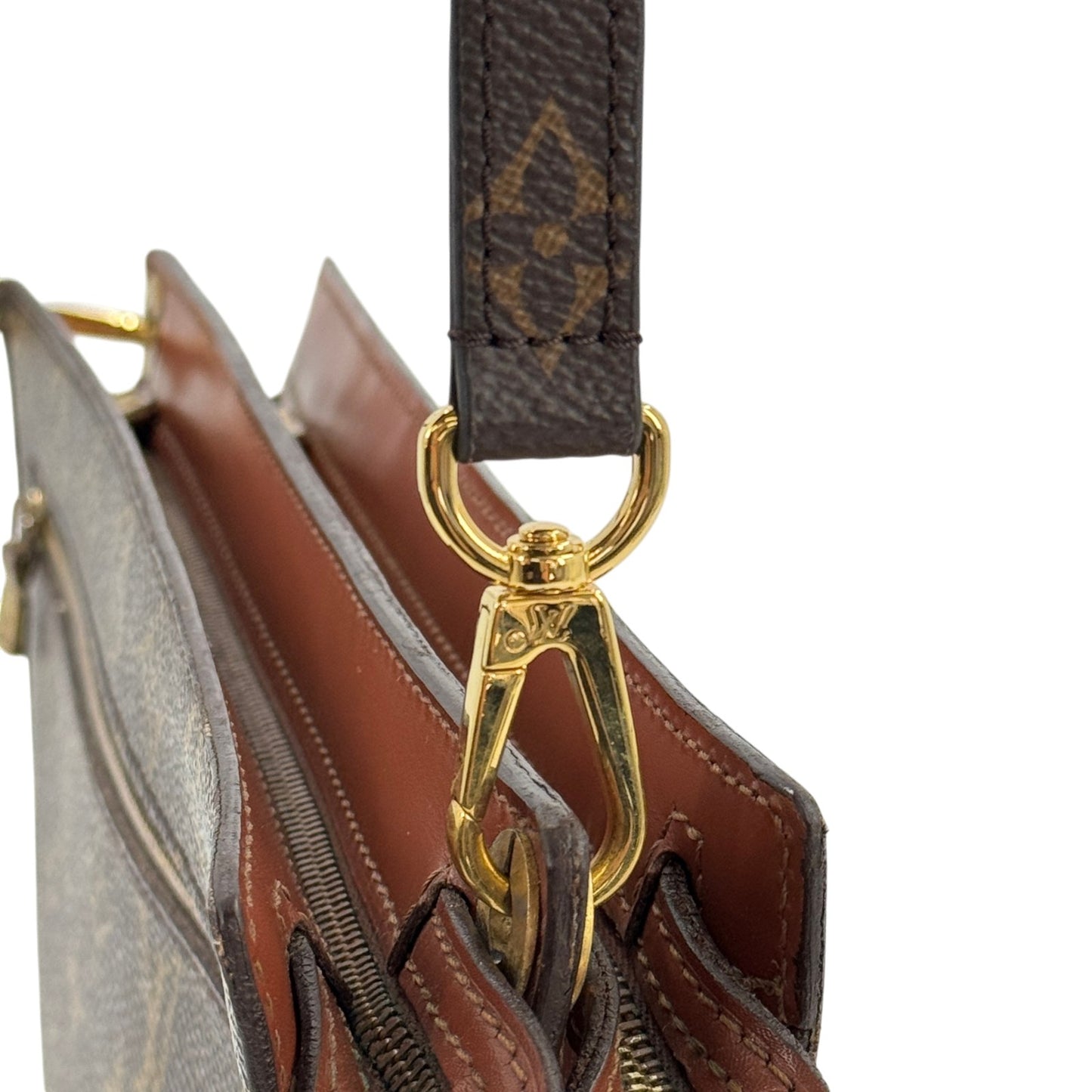 LOUIS VUITTON アンギャン モノグラム ブラウン ショルダーバッグ M51205