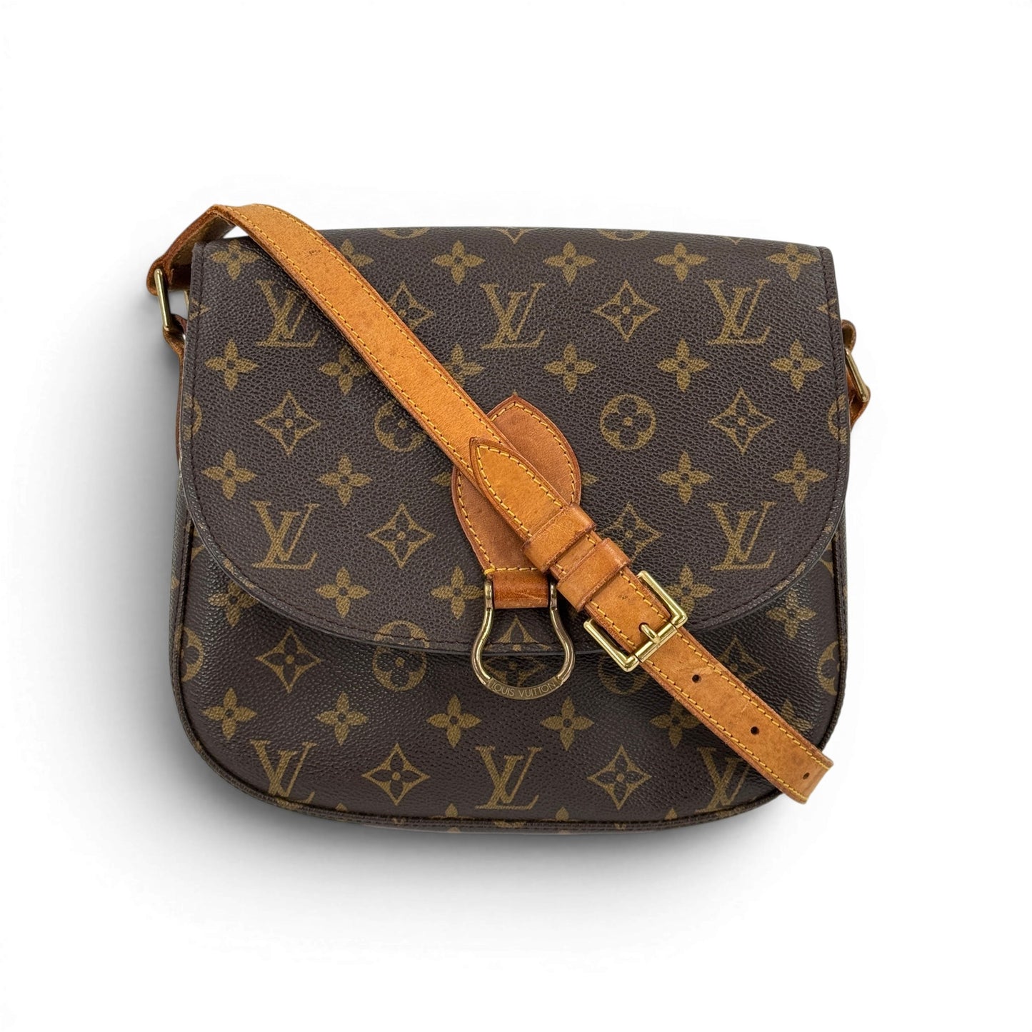 LOUIS VUITTON サンクルーGM モノグラムキャンバス ブラウン ショルダーバッグ M51242