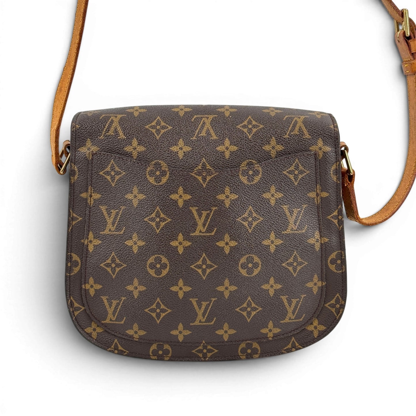 LOUIS VUITTON サンクルーGM モノグラムキャンバス ブラウン ショルダーバッグ M51242