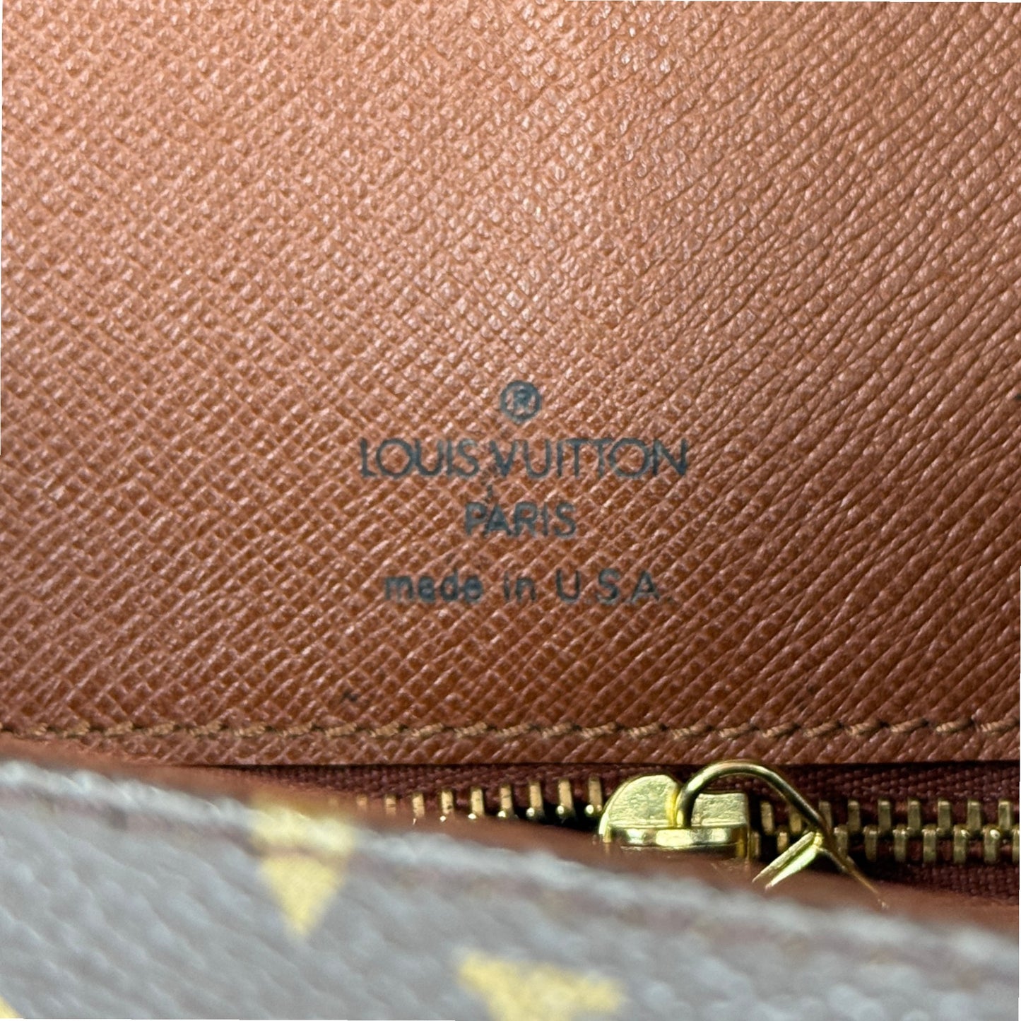 LOUIS VUITTON サンクルーGM モノグラムキャンバス ブラウン ショルダーバッグ M51242
