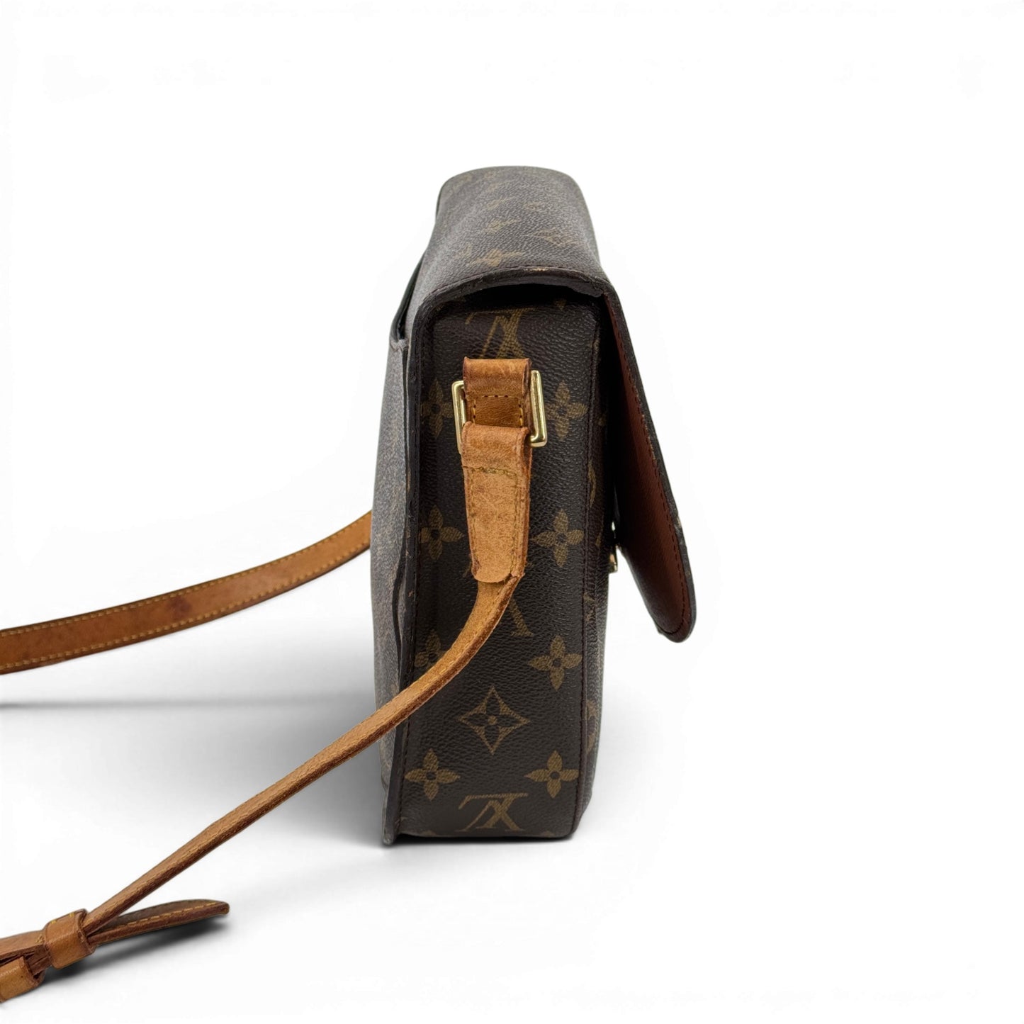 LOUIS VUITTON サンクルーGM モノグラムキャンバス ブラウン ショルダーバッグ M51242