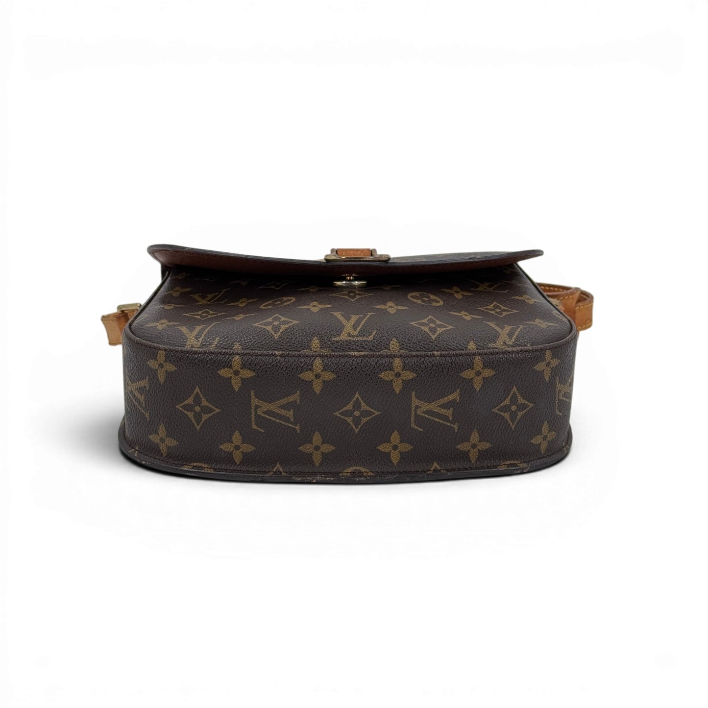 LOUIS VUITTON サンクルーGM モノグラムキャンバス ブラウン ショルダーバッグ M51242