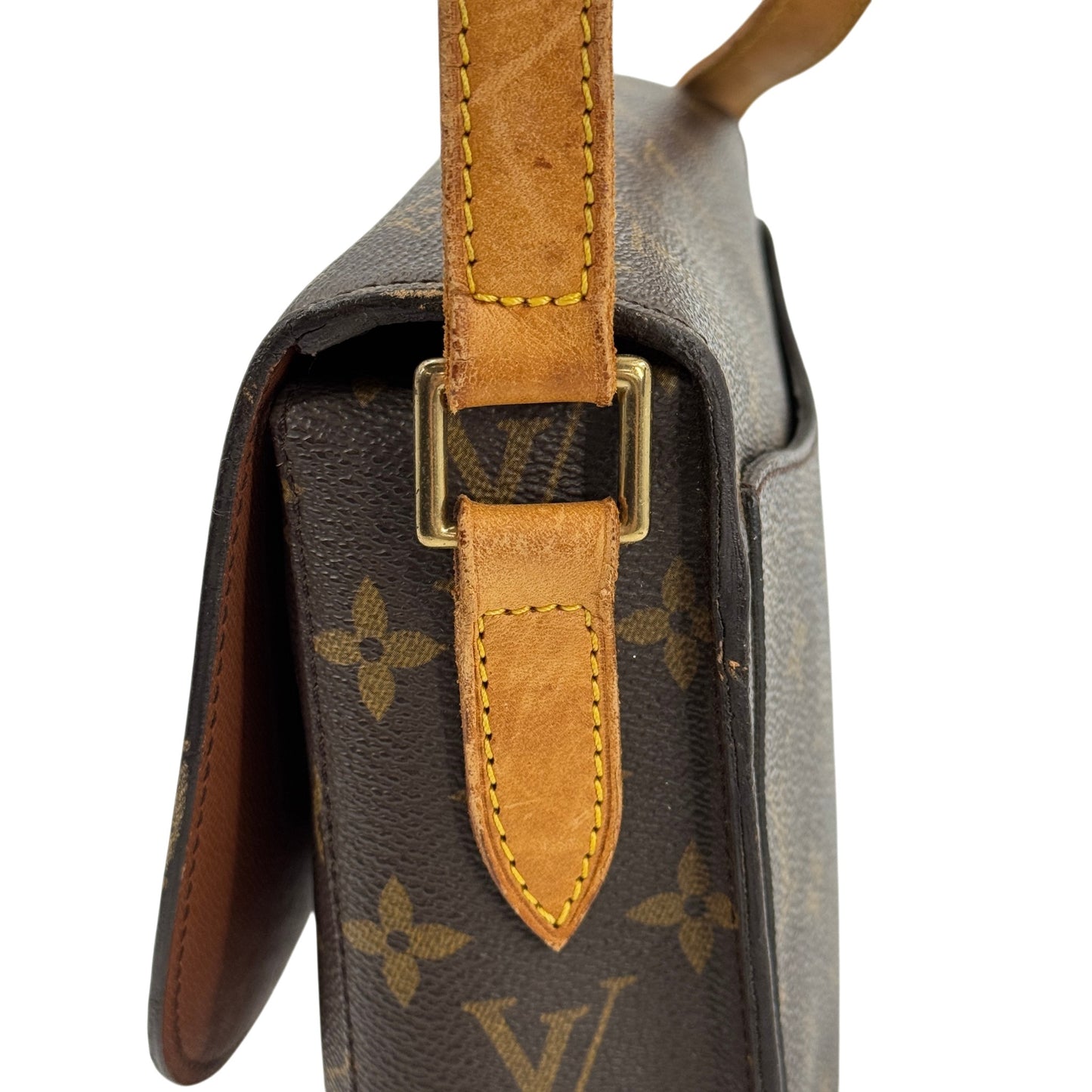 LOUIS VUITTON サンクルーGM モノグラムキャンバス ブラウン ショルダーバッグ M51242
