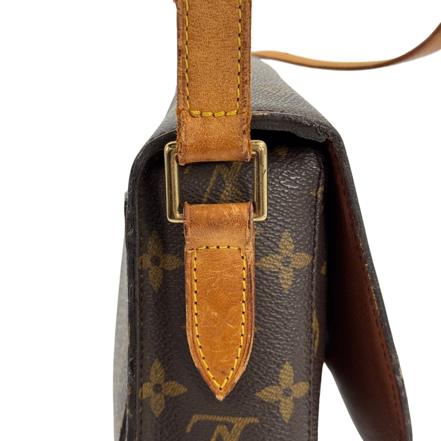 LOUIS VUITTON サンクルーGM モノグラムキャンバス ブラウン ショルダーバッグ M51242