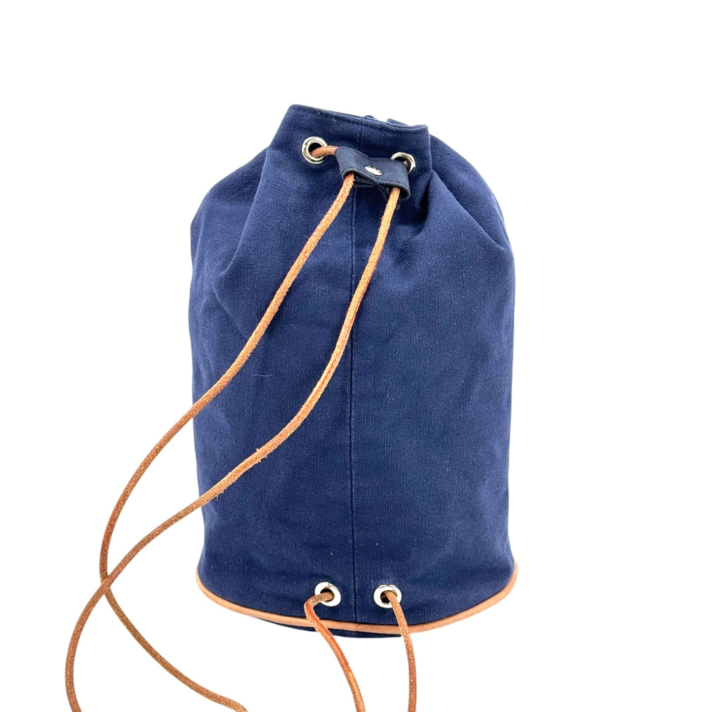 HERMES ポロションミミルPM キャンバス ネイビー ショルダーバッグ
