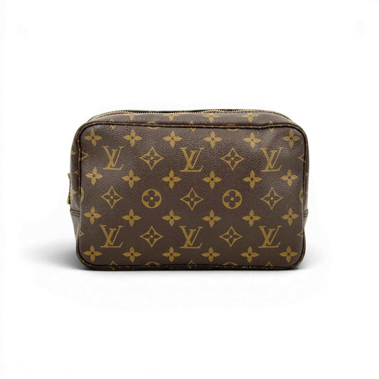 LOUIS VUITTON トゥルース トワレット23 モノグラム ブラウン セカンドバッグ M47524
