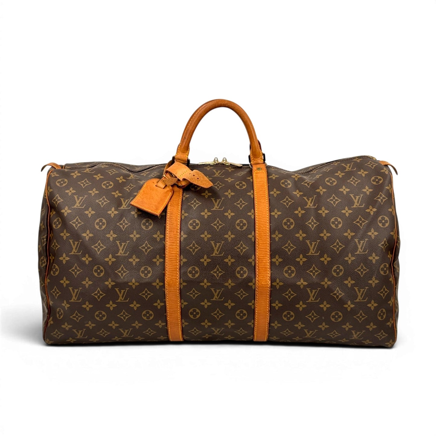 LOUIS VUITTON キーポル60 モノグラムキャンバス ブラウン ボストンバッグ M41422