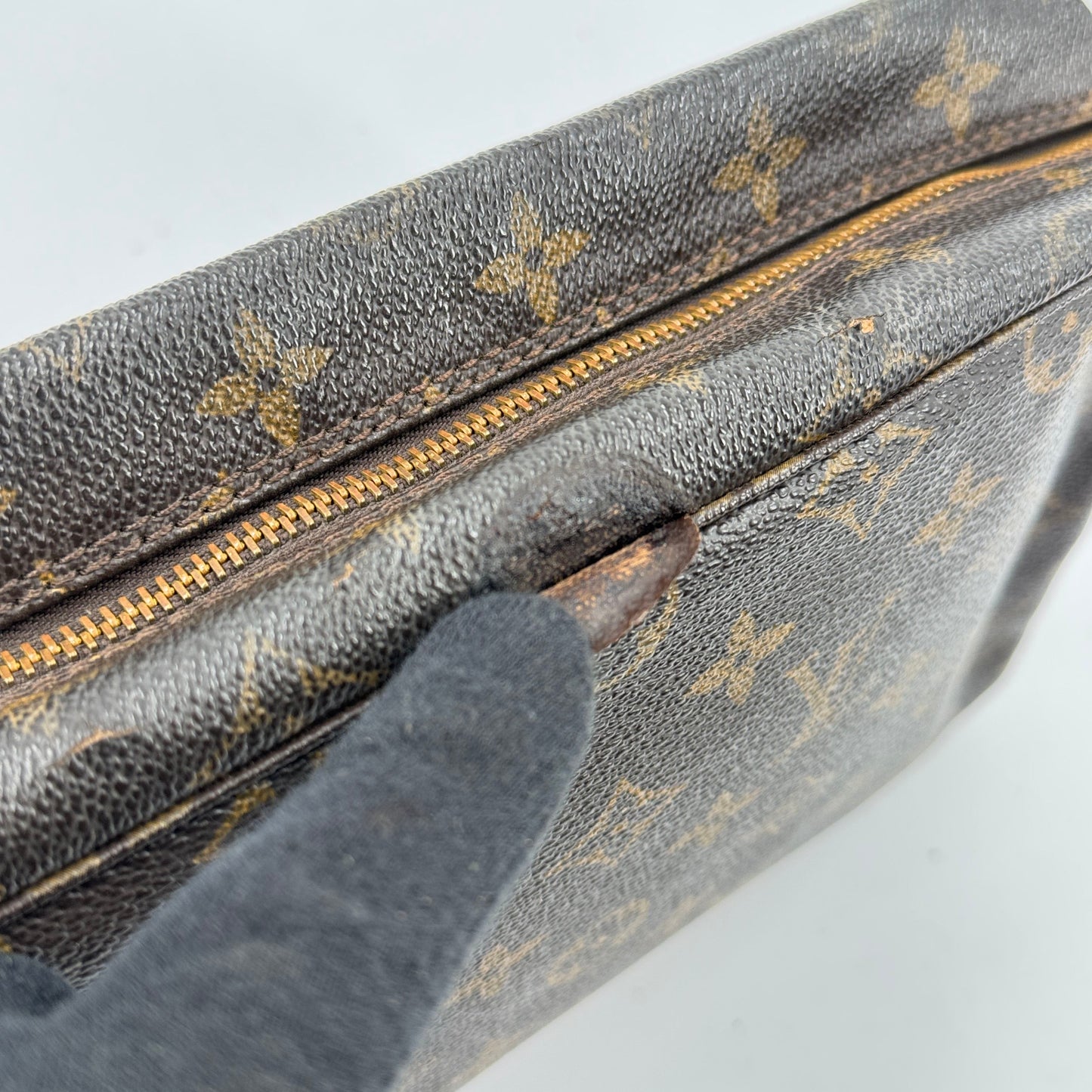 LOUIS VUITTON トゥルーストワレット28 モノグラムキャンバス 旧型 クラッチバッグ M47522