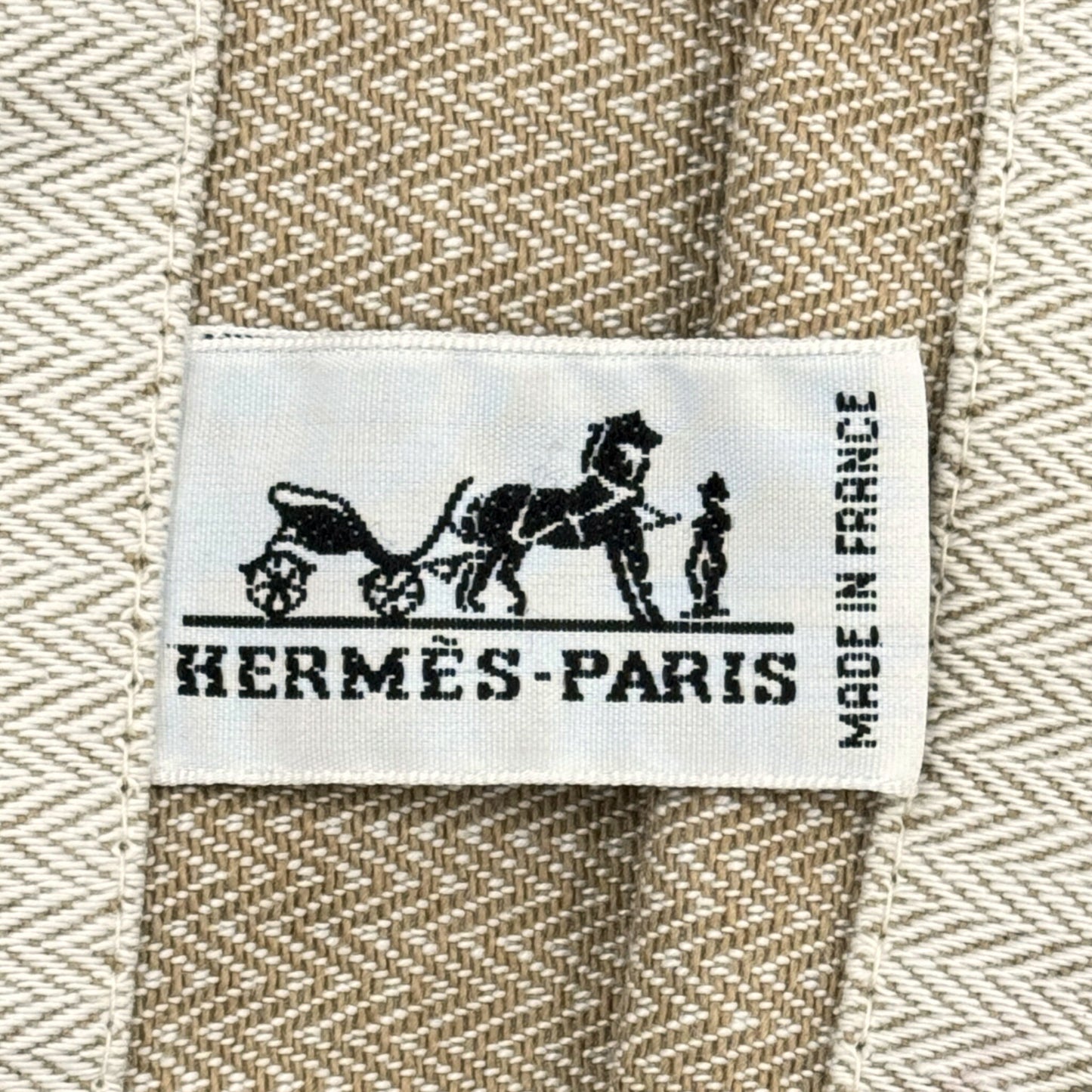 HERMES アリーヌPM セリエ トワル シェブロン キャンバス 巾着 トートバッグ レッド ヴィンテージ
