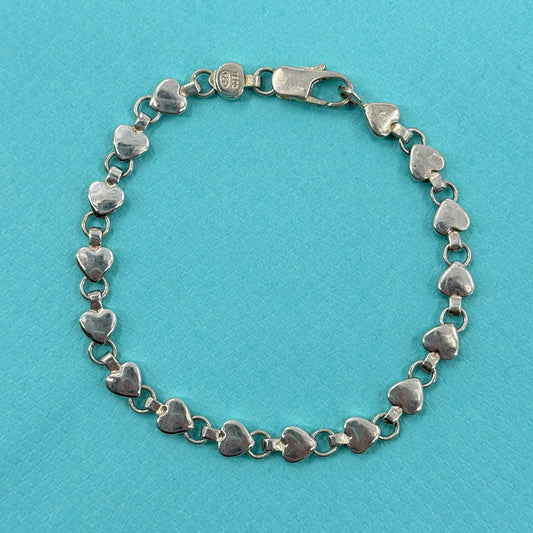 TIFFANY パフハート チェーンブレスレット SV925