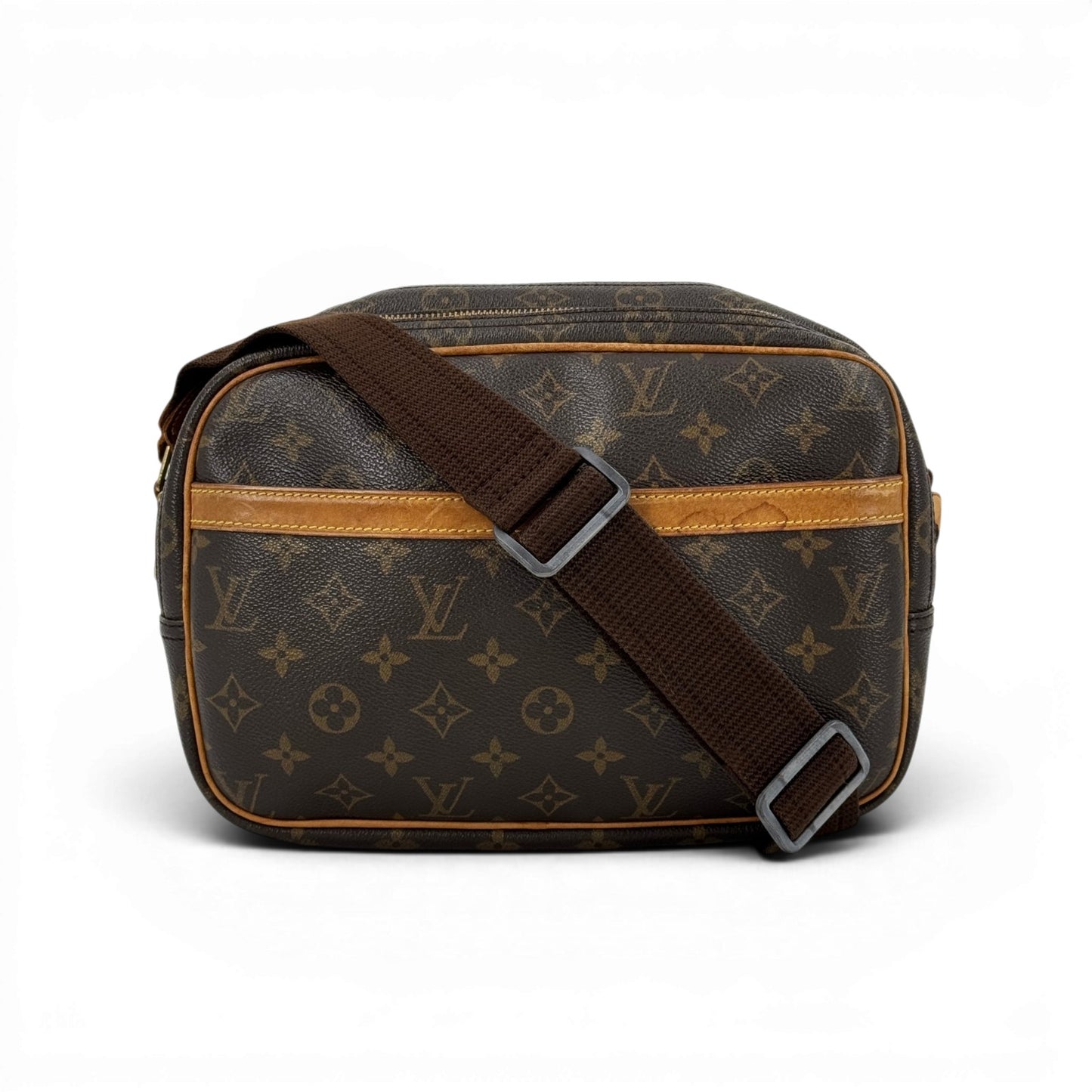 LOUIS VUITTON リポーターPM モノグラムキャンバス ブラウン メッセンジャーバッグ M45254