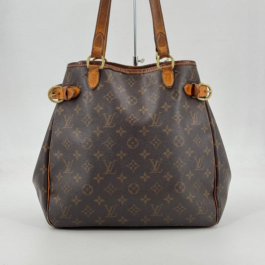 LOUIS VUITTON バティニョール モノグラムキャンバス ブラウン トートバッグ M51153