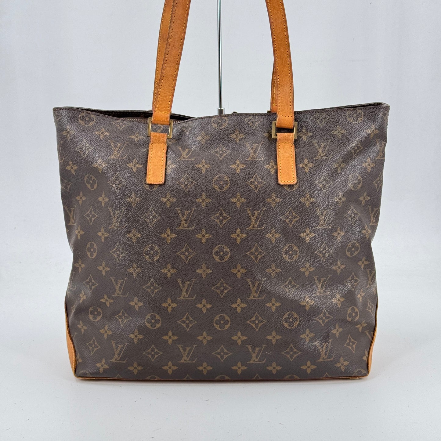 LOUIS VUITTON ルコ モノグラム キャンバス ブラウン 旧型 トートバッグ M51155