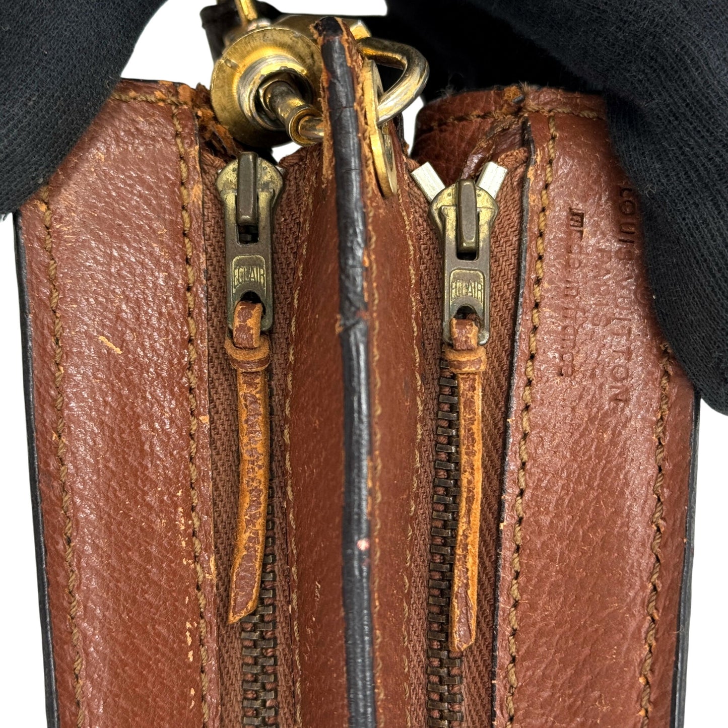 LOUIS VUITTON アンギャン モノグラム ブラウン ショルダーバッグ M51205
