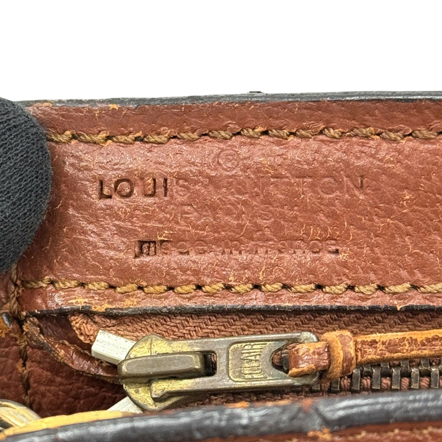 LOUIS VUITTON アンギャン モノグラム ブラウン ショルダーバッグ M51205