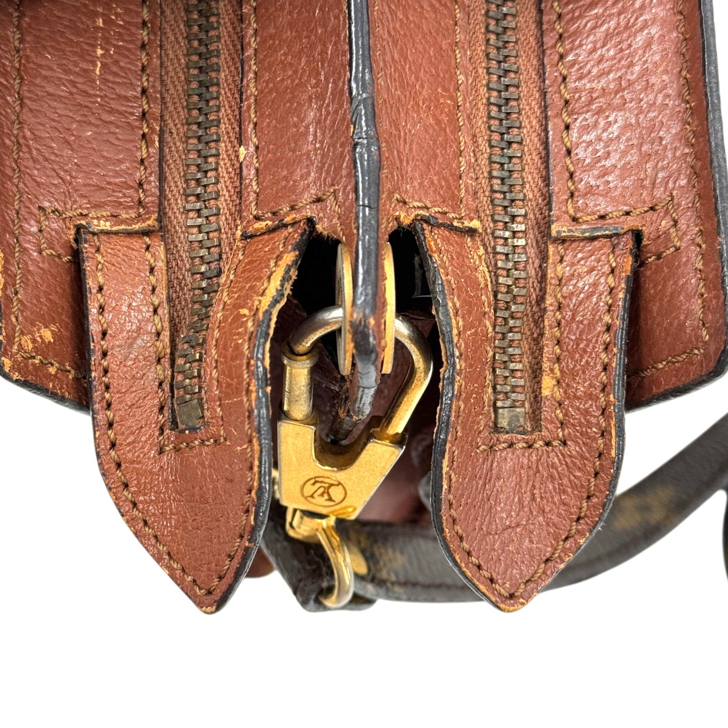 LOUIS VUITTON アンギャン モノグラム ブラウン ショルダーバッグ M51205