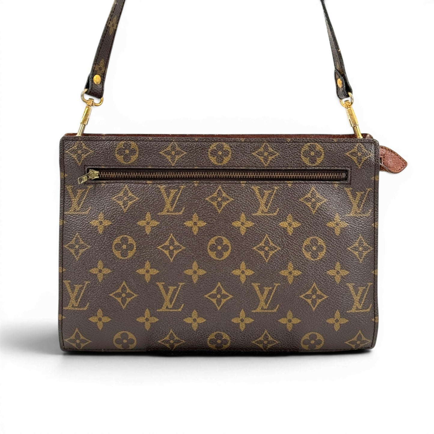 LOUIS VUITTON アンギャン モノグラム ブラウン ショルダーバッグ M51205