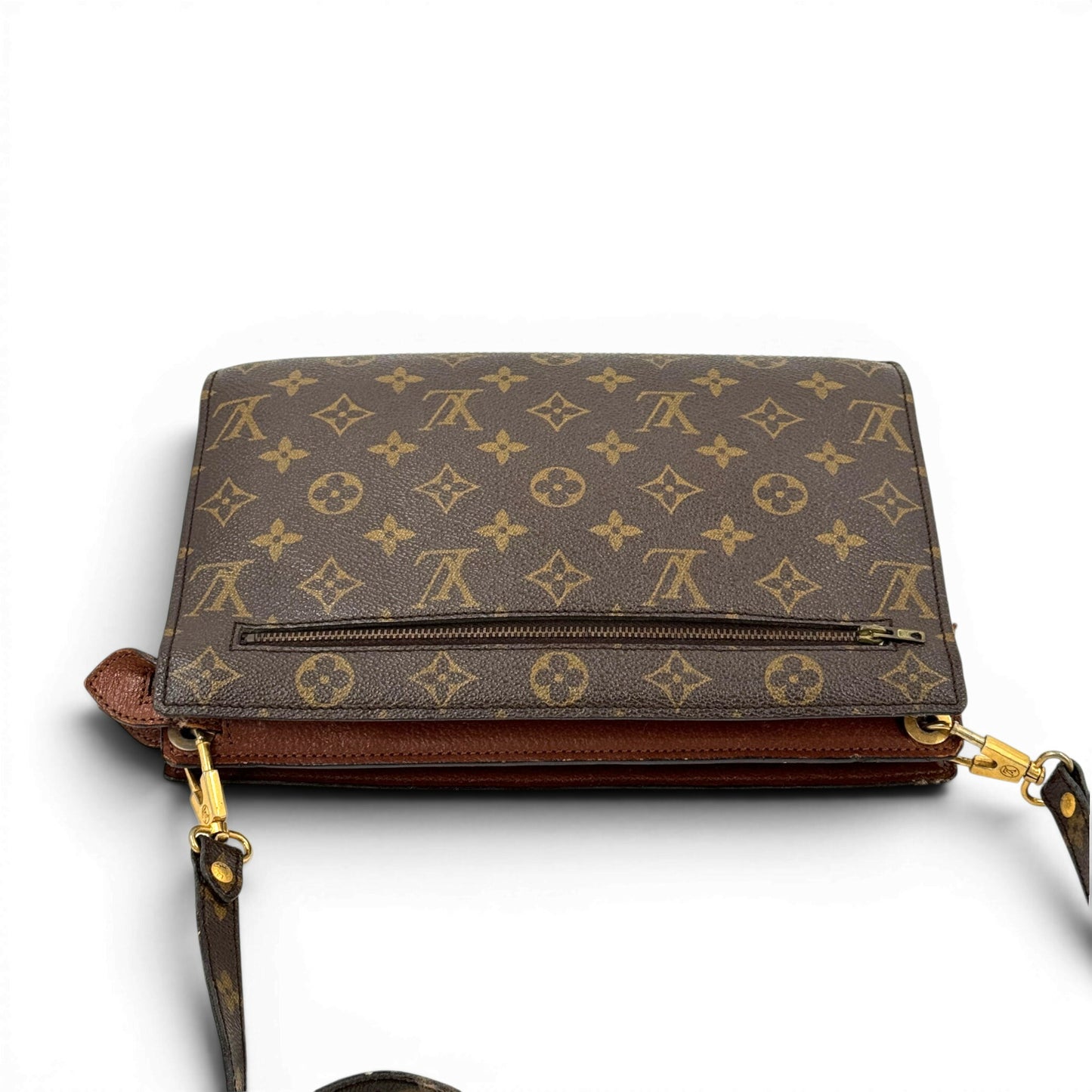 LOUIS VUITTON アンギャン モノグラム ブラウン ショルダーバッグ M51205
