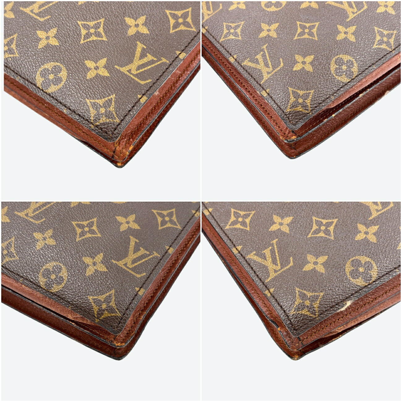 LOUIS VUITTON アンギャン モノグラム ブラウン ショルダーバッグ M51205