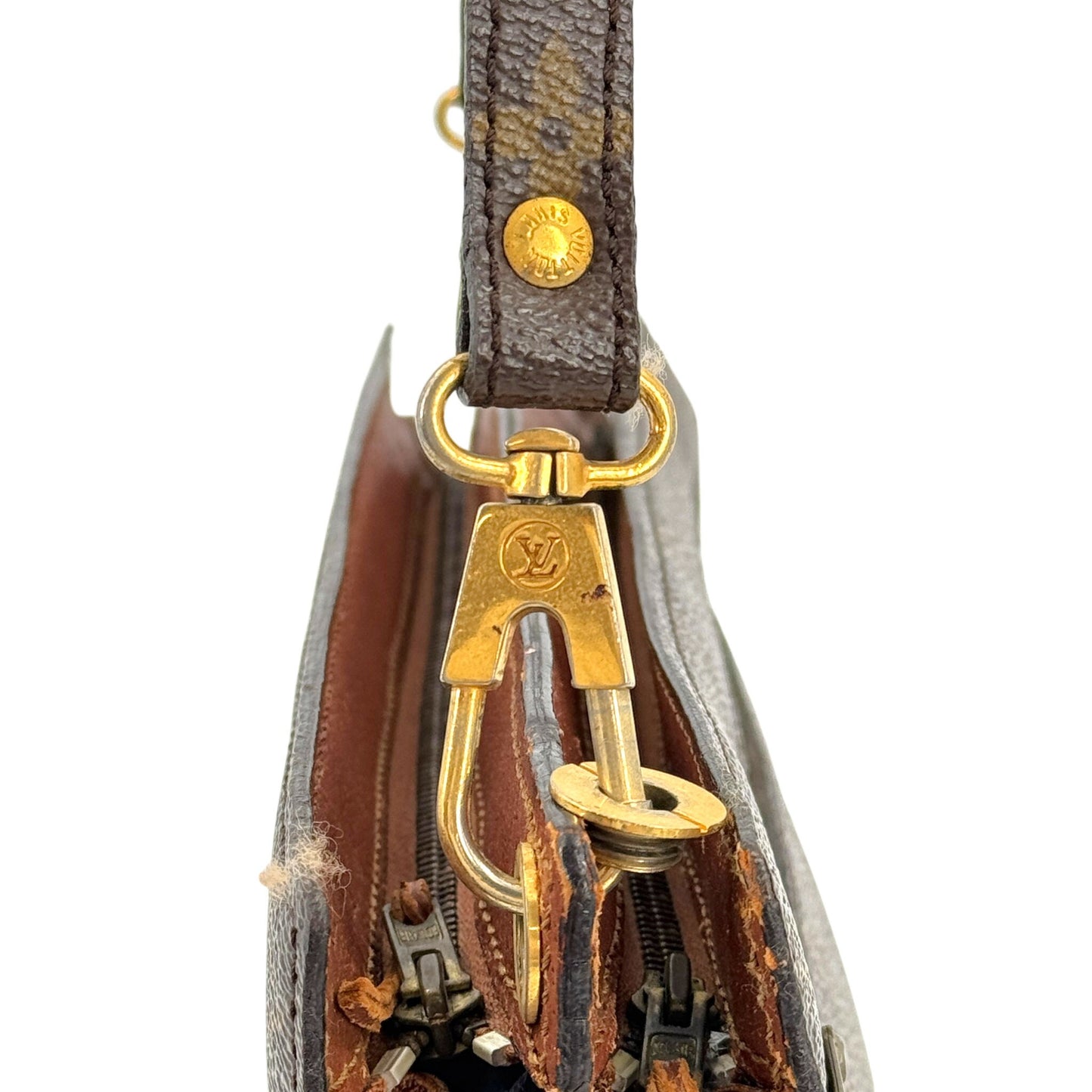 LOUIS VUITTON アンギャン モノグラム ブラウン ショルダーバッグ M51205