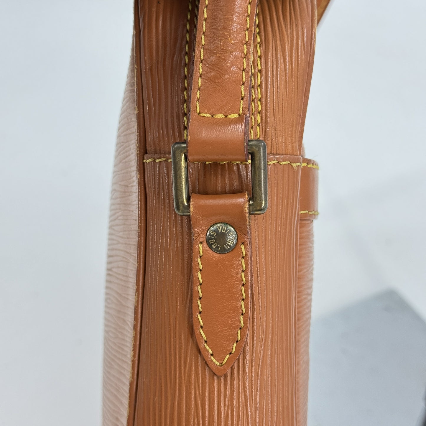 LOUIS VUITTON ダニューブPM エピレザー ジパン ゴールド ショルダーバッグ M52528